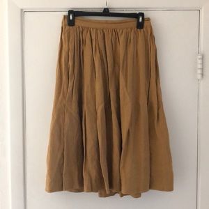 Not Perfect Linen 1950s City Skirt